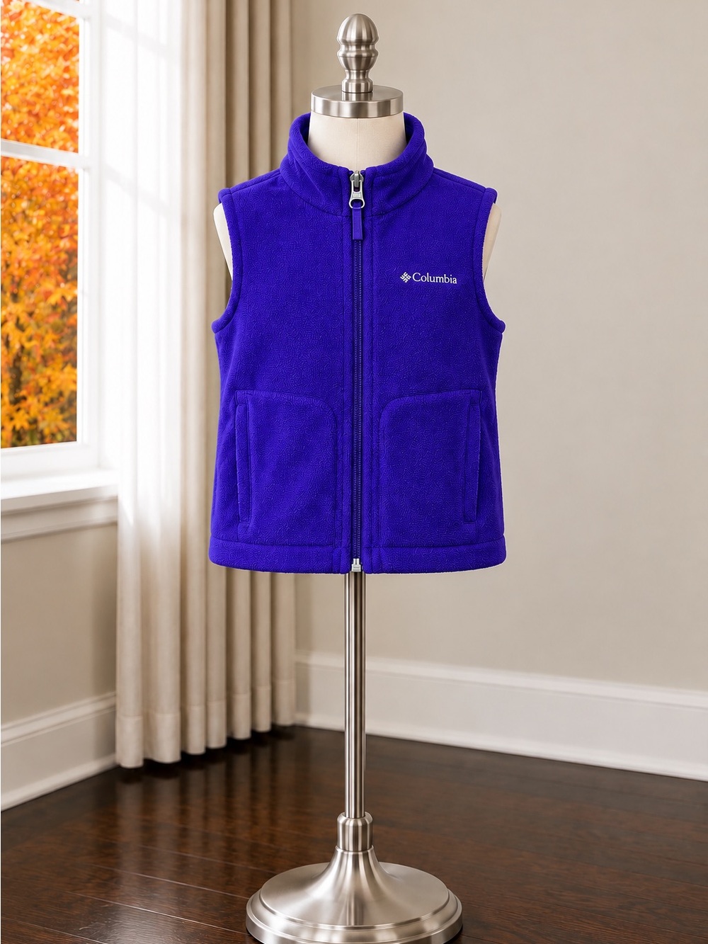 Kids Purple Fleece Vest